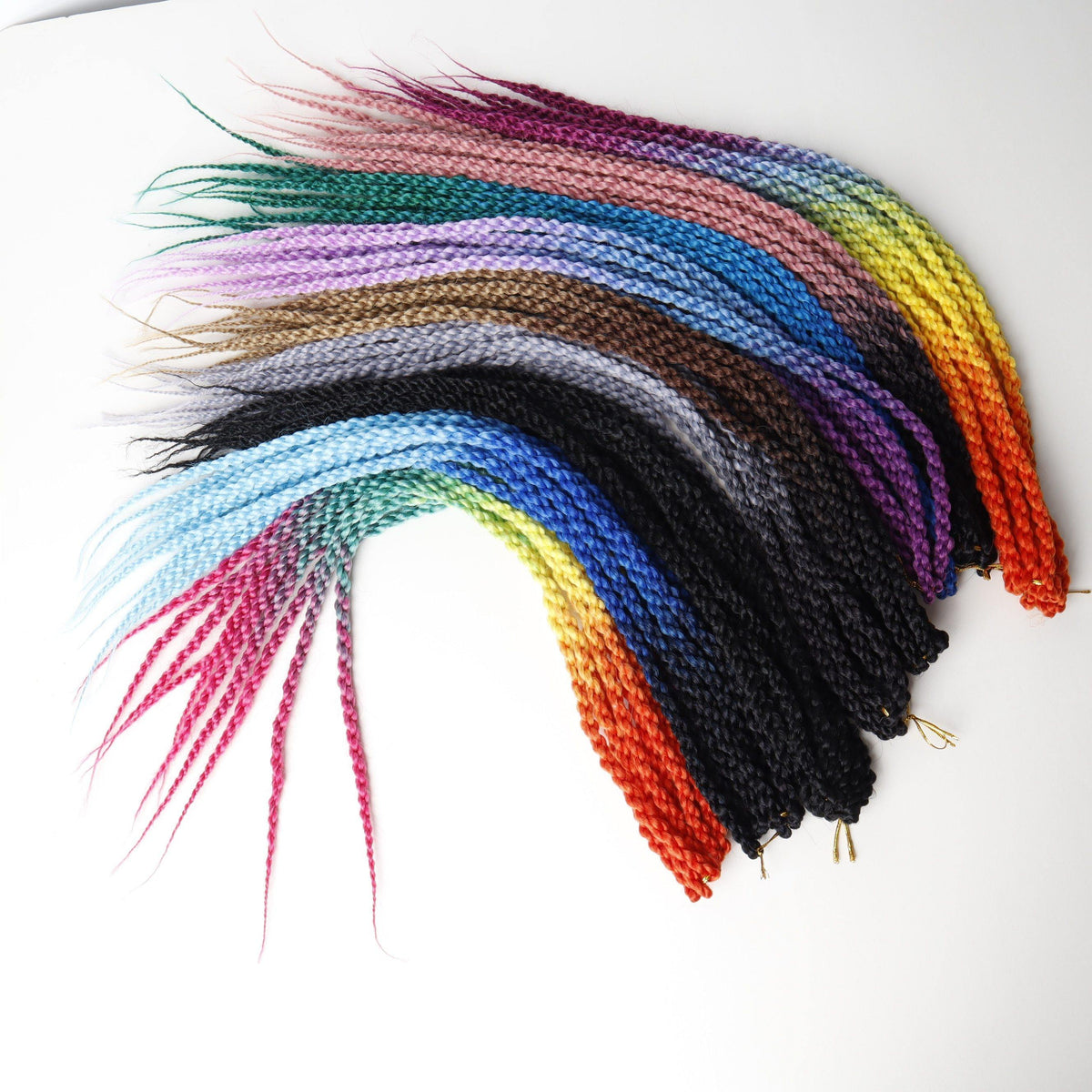 Cubic Twist Crochet Braids Ombre Hair Extensions | 10 Strands - Woodland Gatherer