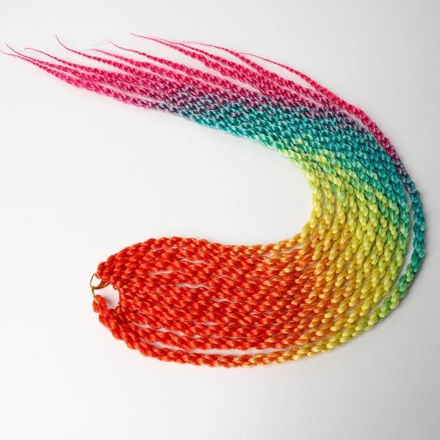 Cubic Twist Crochet Braids Ombre Hair Extensions | 10 Strands - Woodland Gatherer