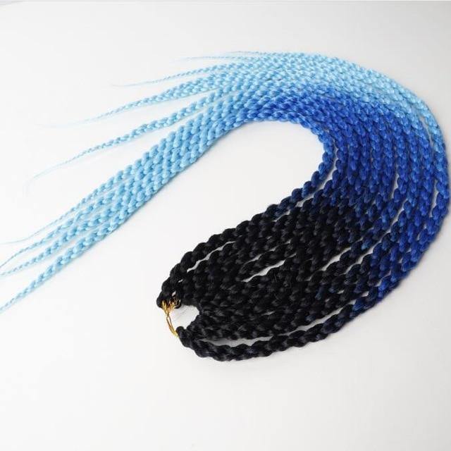 Cubic Twist Crochet Braids Ombre Hair Extensions | 10 Strands - Woodland Gatherer