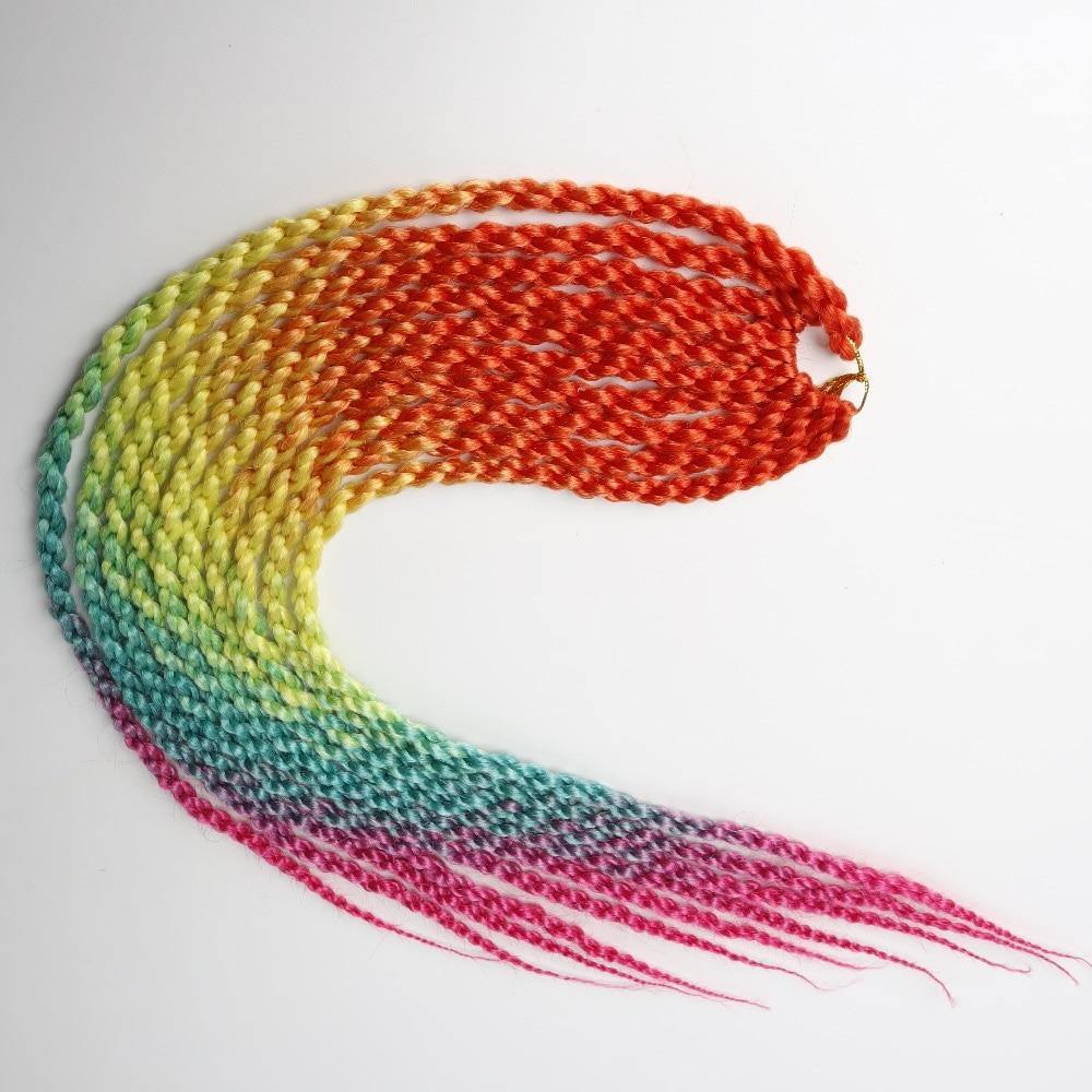Cubic Twist Crochet Braids Ombre Hair Extensions | 10 Strands - Woodland Gatherer