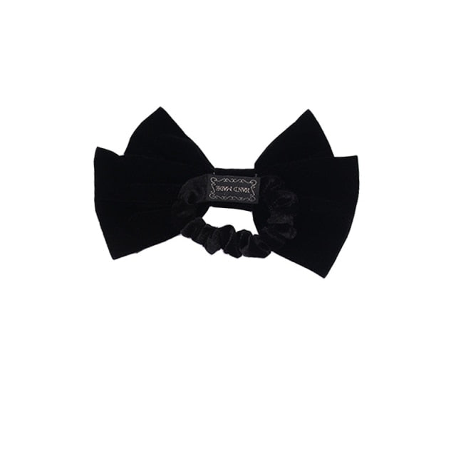 Big Velvet Bow Hairpin