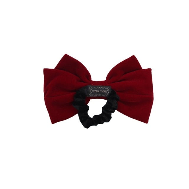 Big Velvet Bow Hairpin