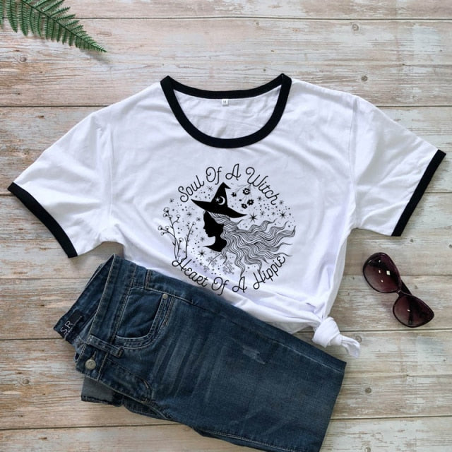 Soul Of A Witch Heart Of A Hippie T-shirt