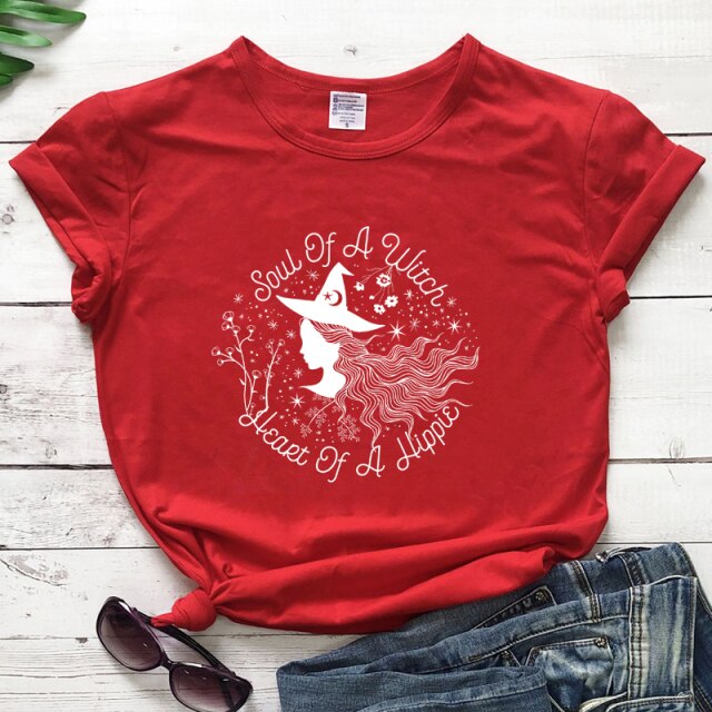 Soul Of A Witch Heart Of A Hippie T-shirt