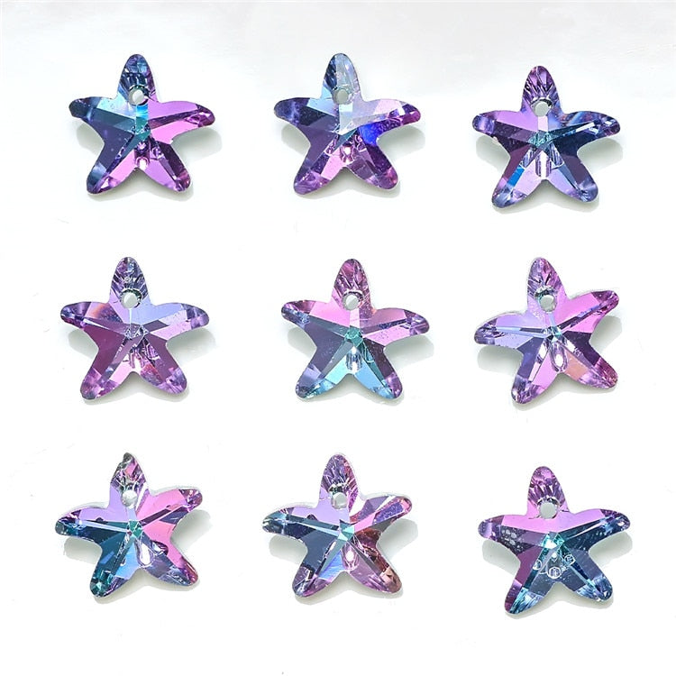 Violet Rainbow Jewellery Making Glass Crystals