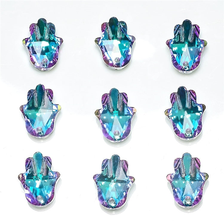 Violet Rainbow Jewellery Making Glass Crystals