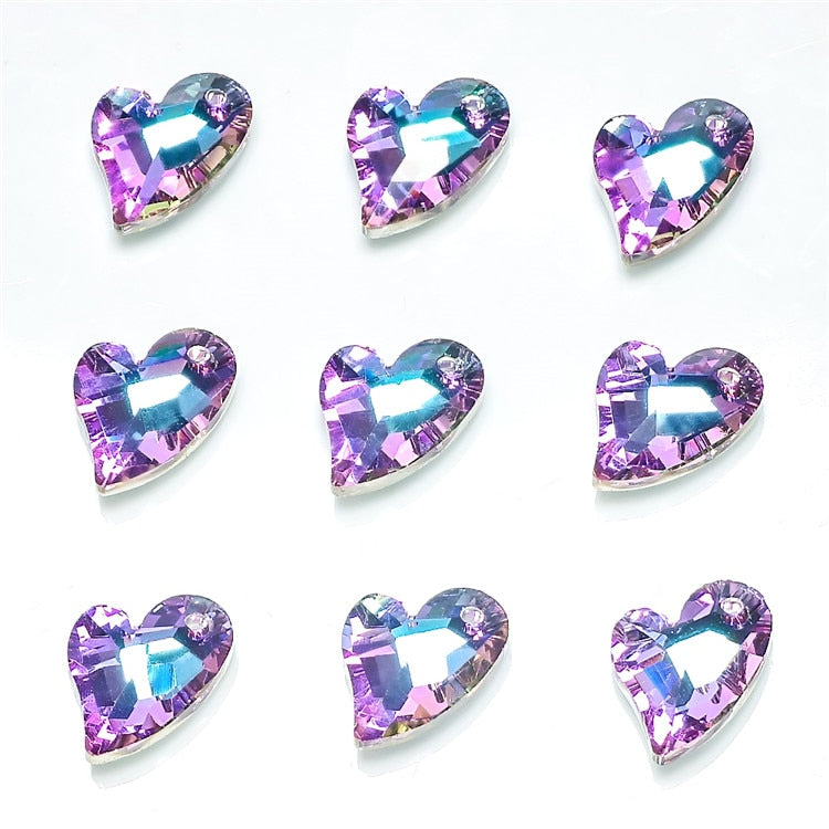 Violet Rainbow Jewellery Making Glass Crystals