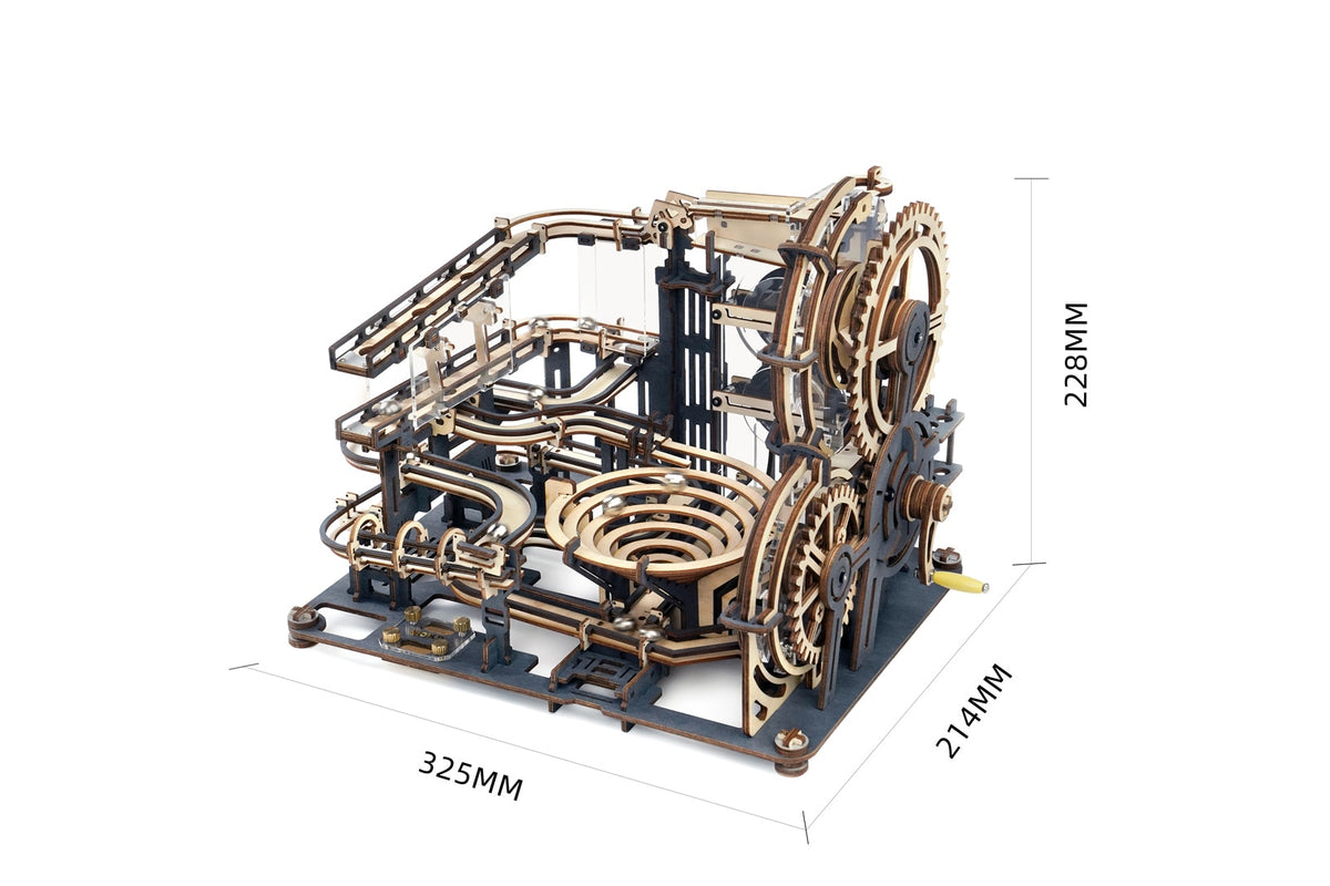 Marble Night City DIY Wooden Model Kits Assembly Toy