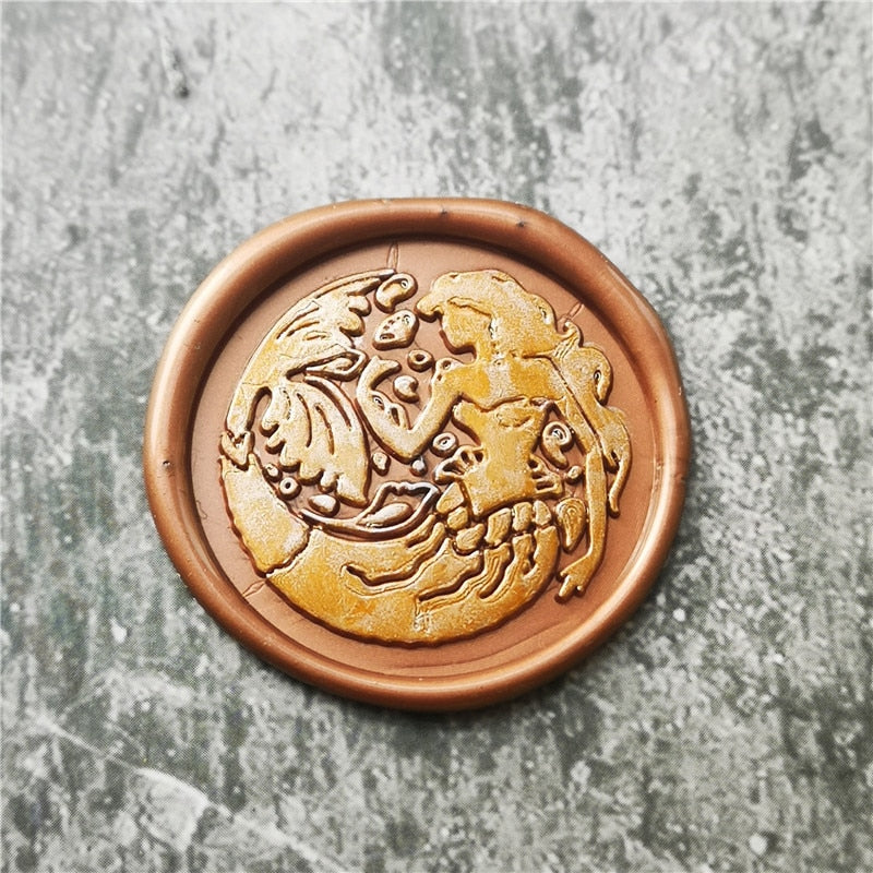 The Mermaid Wax Sealing Stamp Copper Seal Stamp Head