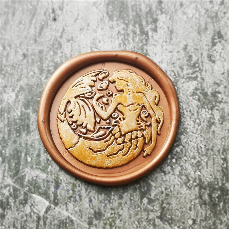 The Mermaid Wax Sealing Stamp Copper Seal Stamp Head
