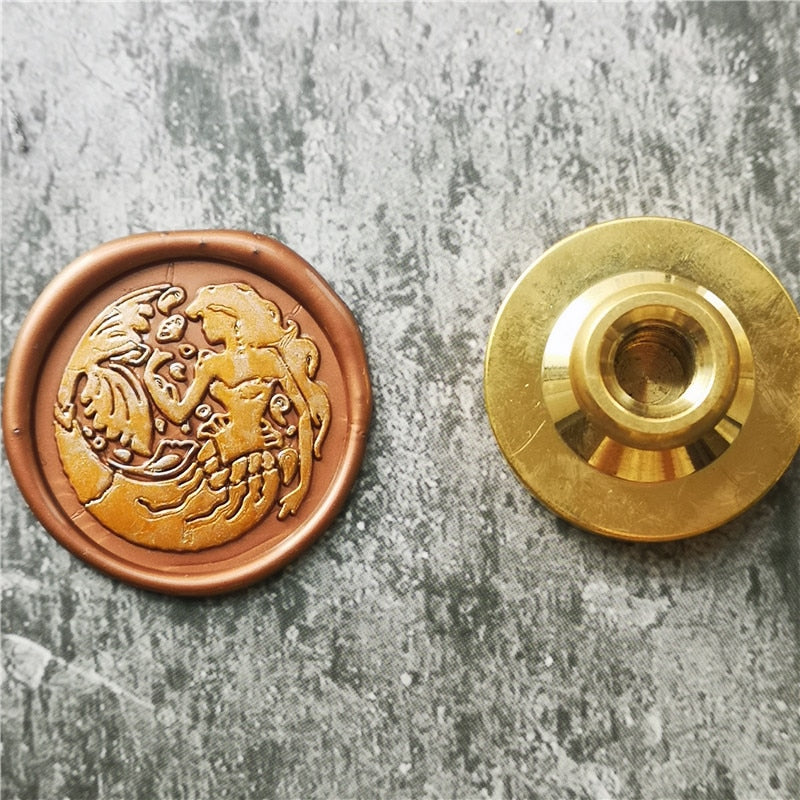 The Mermaid Wax Sealing Stamp Copper Seal Stamp Head