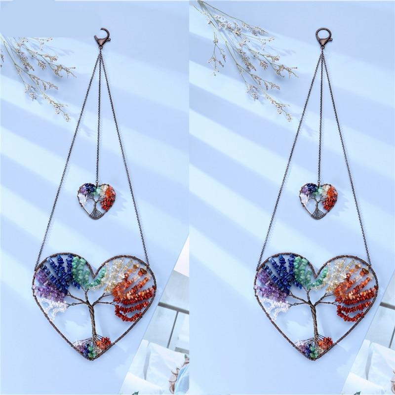 Tree of Life Heart Hanging Ornament