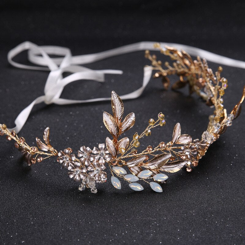 Champagne Eloise Tiara and Hair Comb
