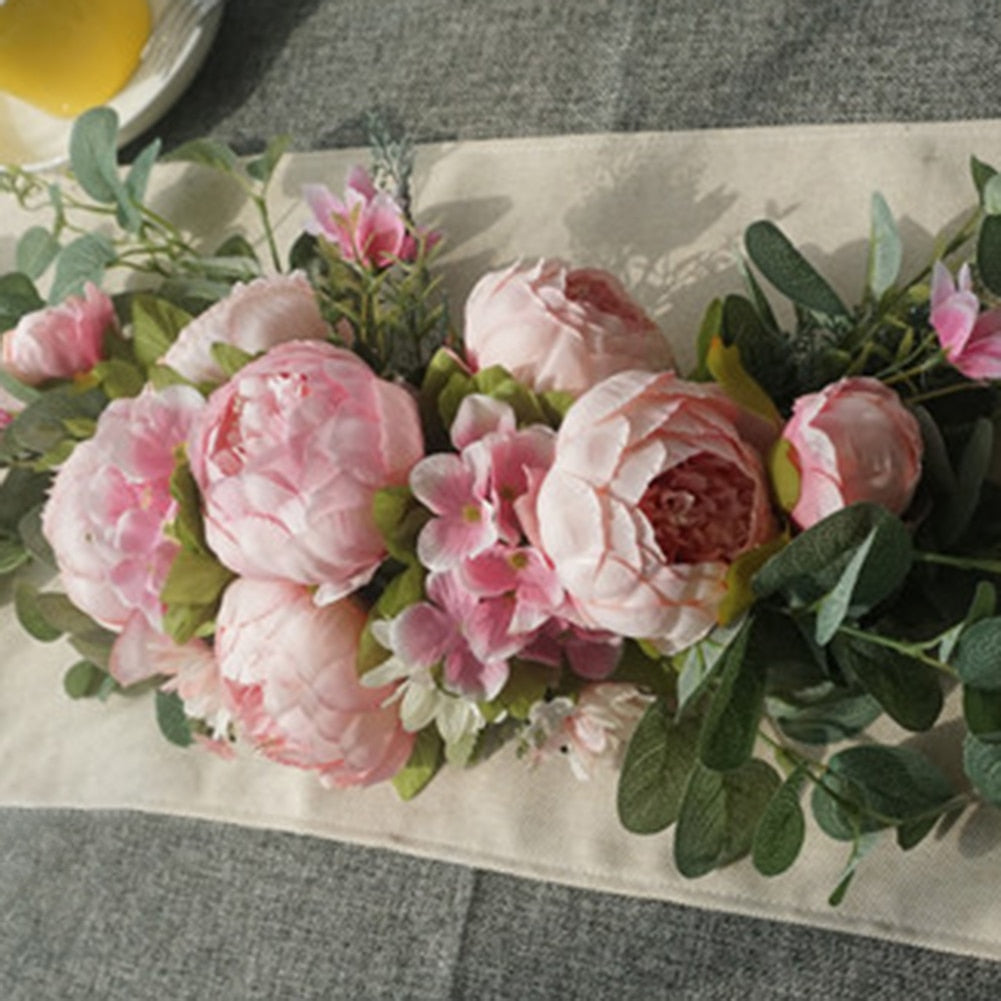 Rose Peony Garlands Artificial Flower Wreaths