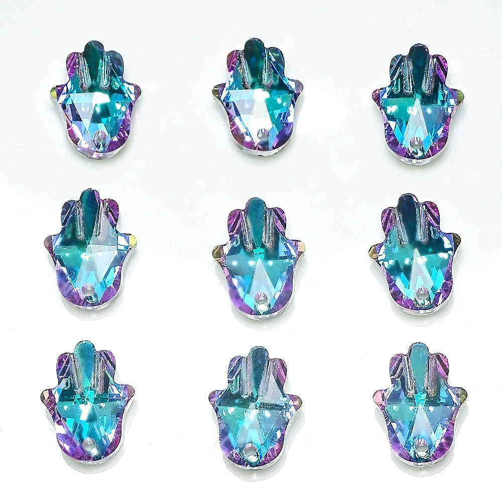 Violet Rainbow Jewellery Making Glass Crystals