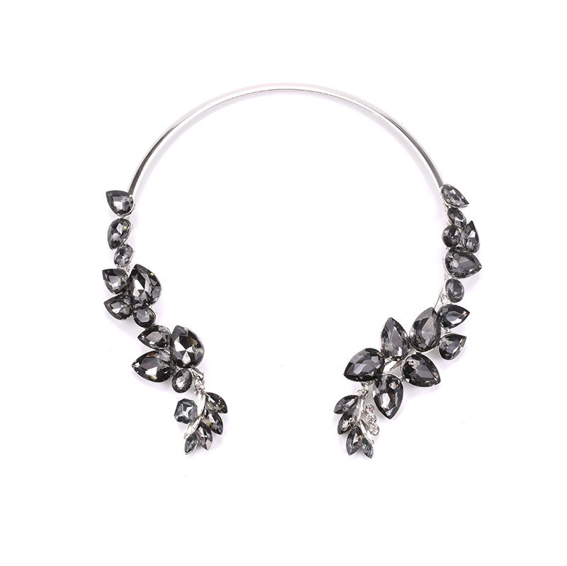 Glass Crystal Open Chokers Necklaces