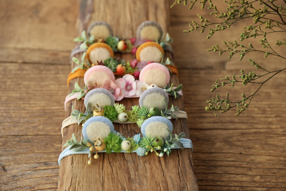 Woodland Bebe Newborn Hair Accessories Photo Props