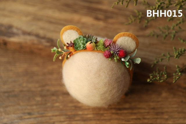Woodland Bebe Newborn Hair Accessories Photo Props