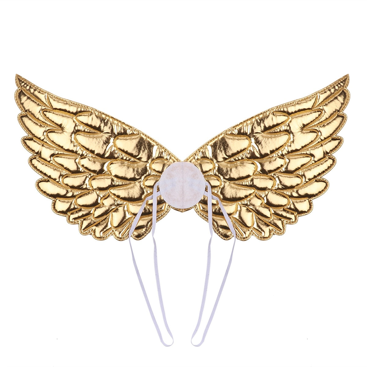 Shiny Metallic Angel Wings