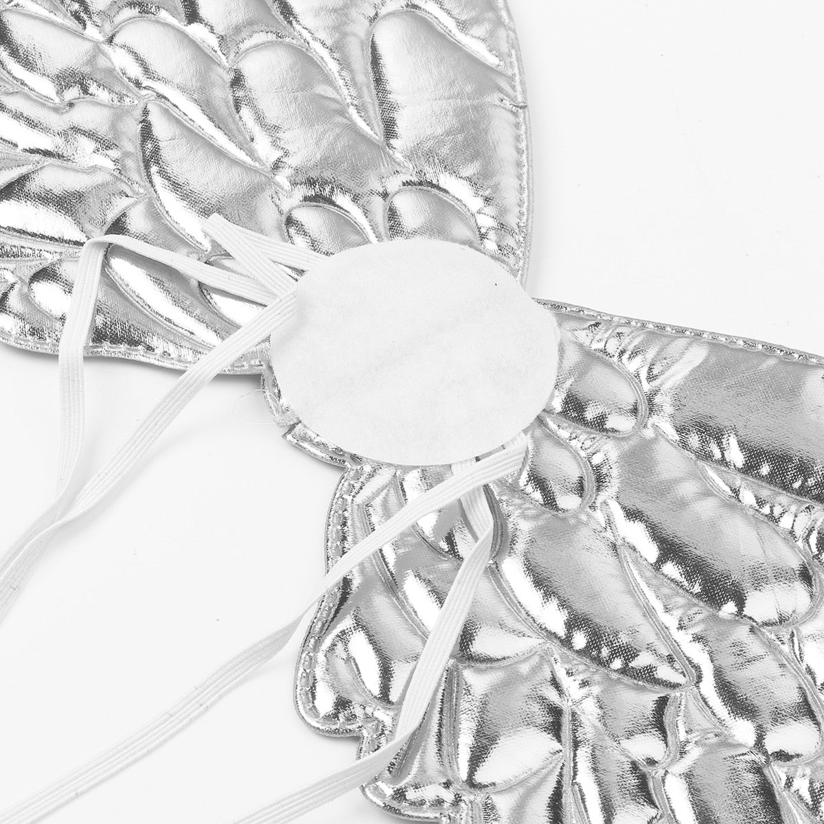 Shiny Metallic Angel Wings
