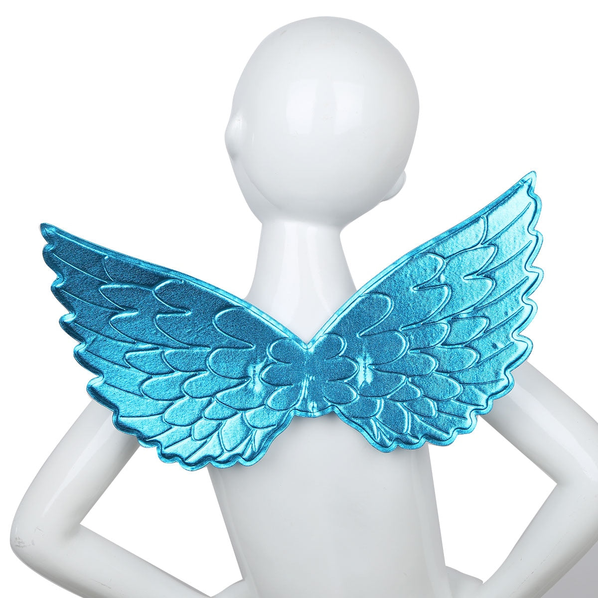 Shiny Metallic Angel Wings