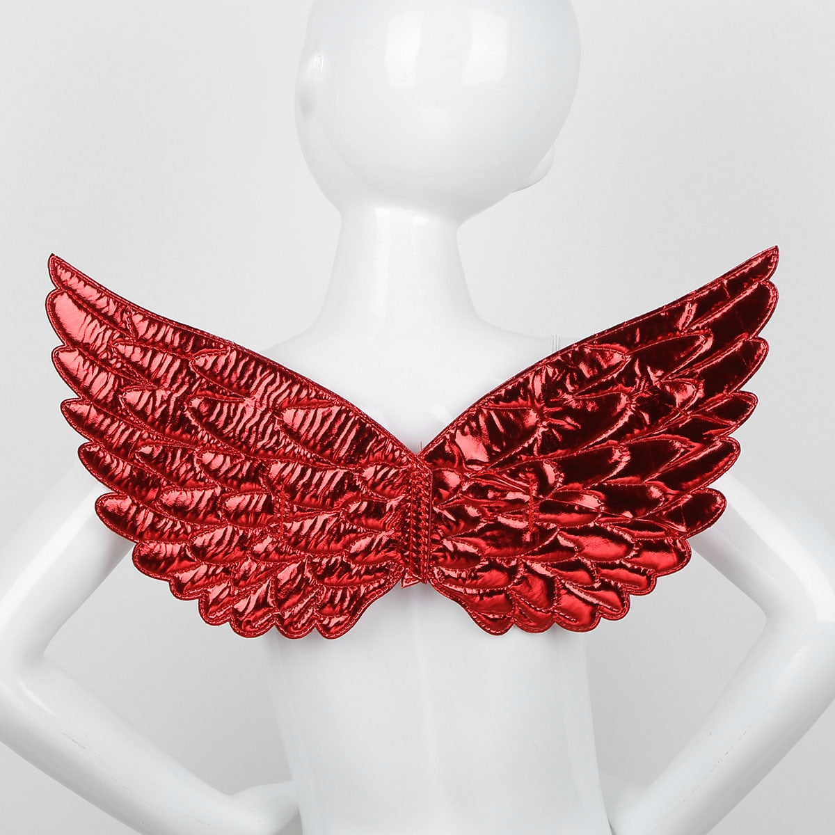 Shiny Metallic Angel Wings
