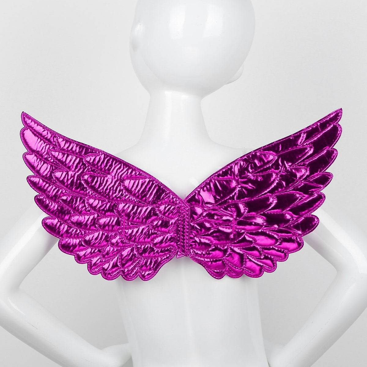 Shiny Metallic Angel Wings