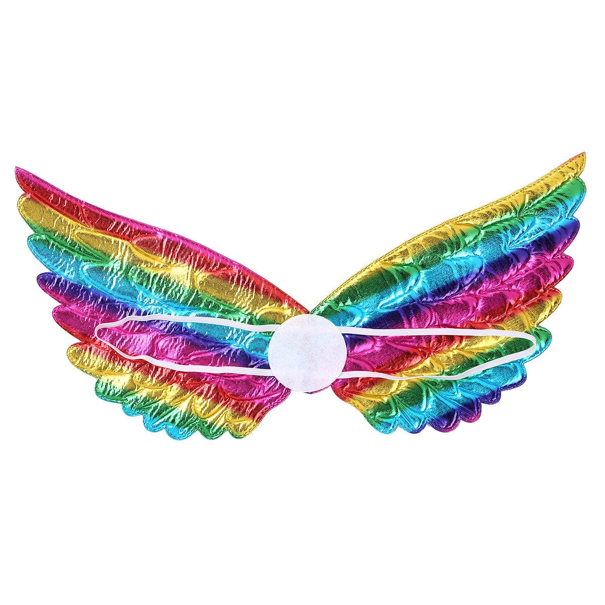 Shiny Metallic Angel Wings