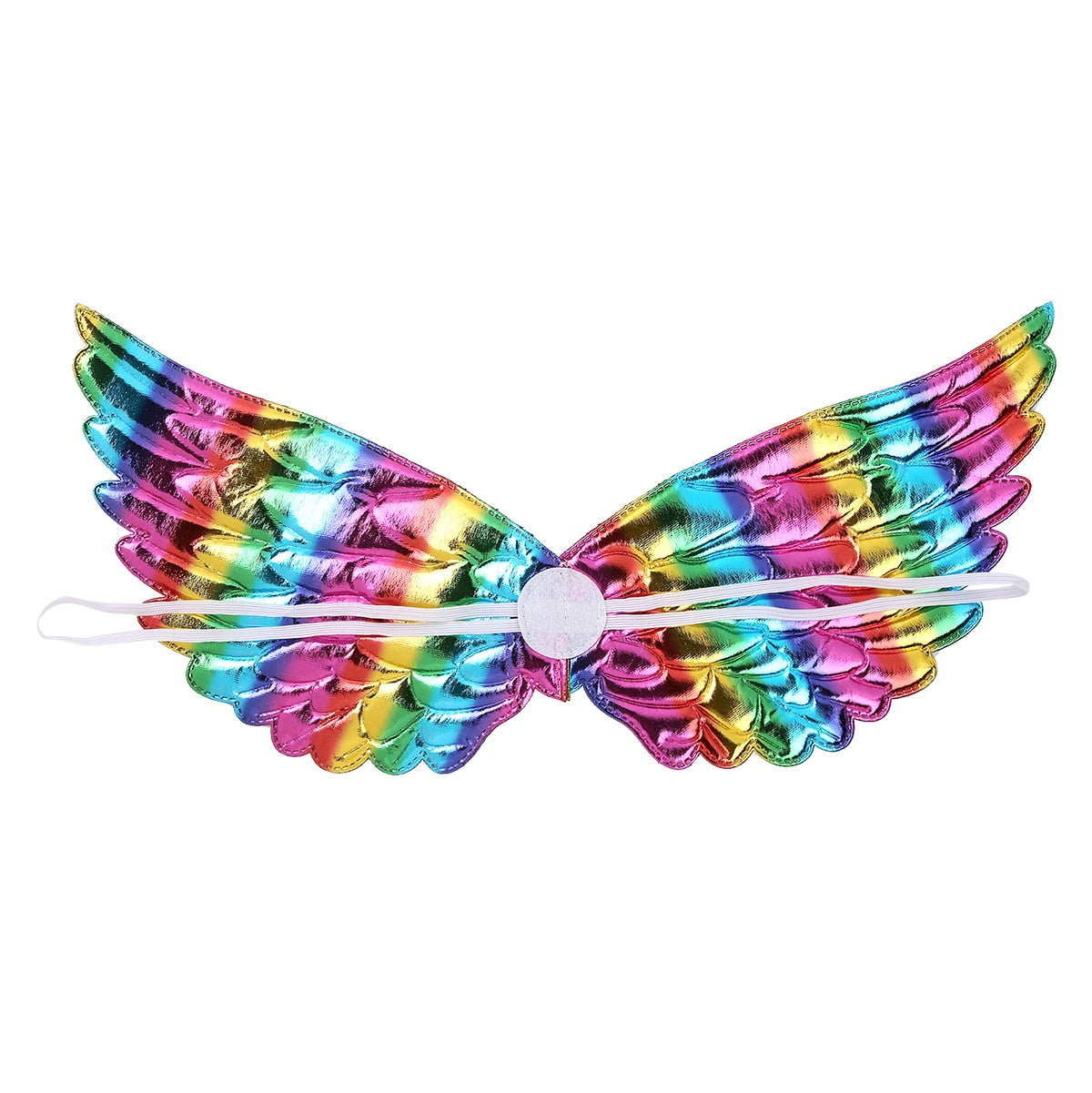 Shiny Metallic Angel Wings