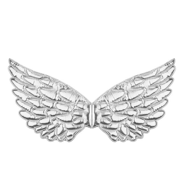 Shiny Metallic Angel Wings