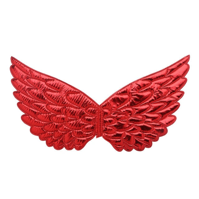 Shiny Metallic Angel Wings