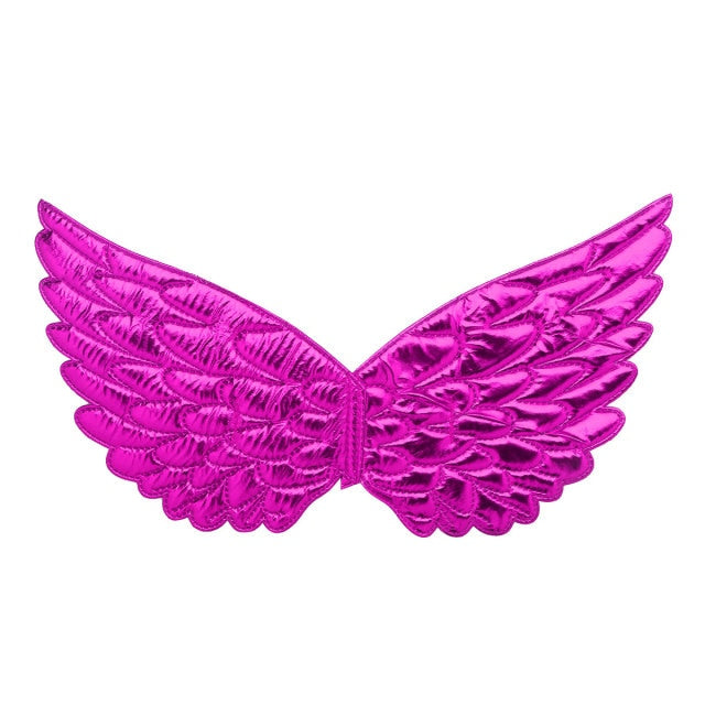 Shiny Metallic Angel Wings