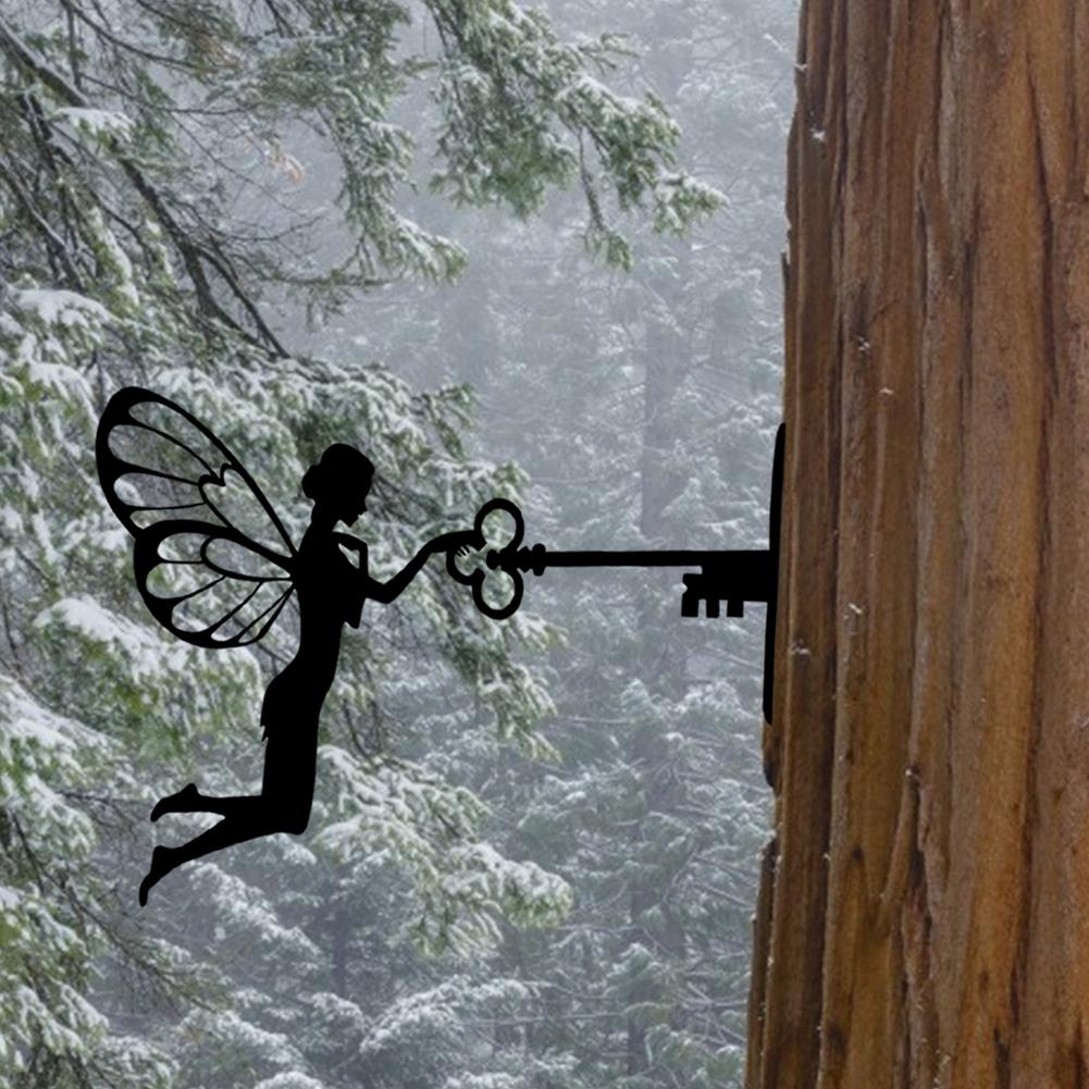 Garden Fairy Metal Silhouettes