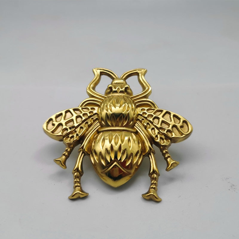 Golden Bee Drawer Cabinet Door Handle Solid Brass Wardrobe Furniture Knob