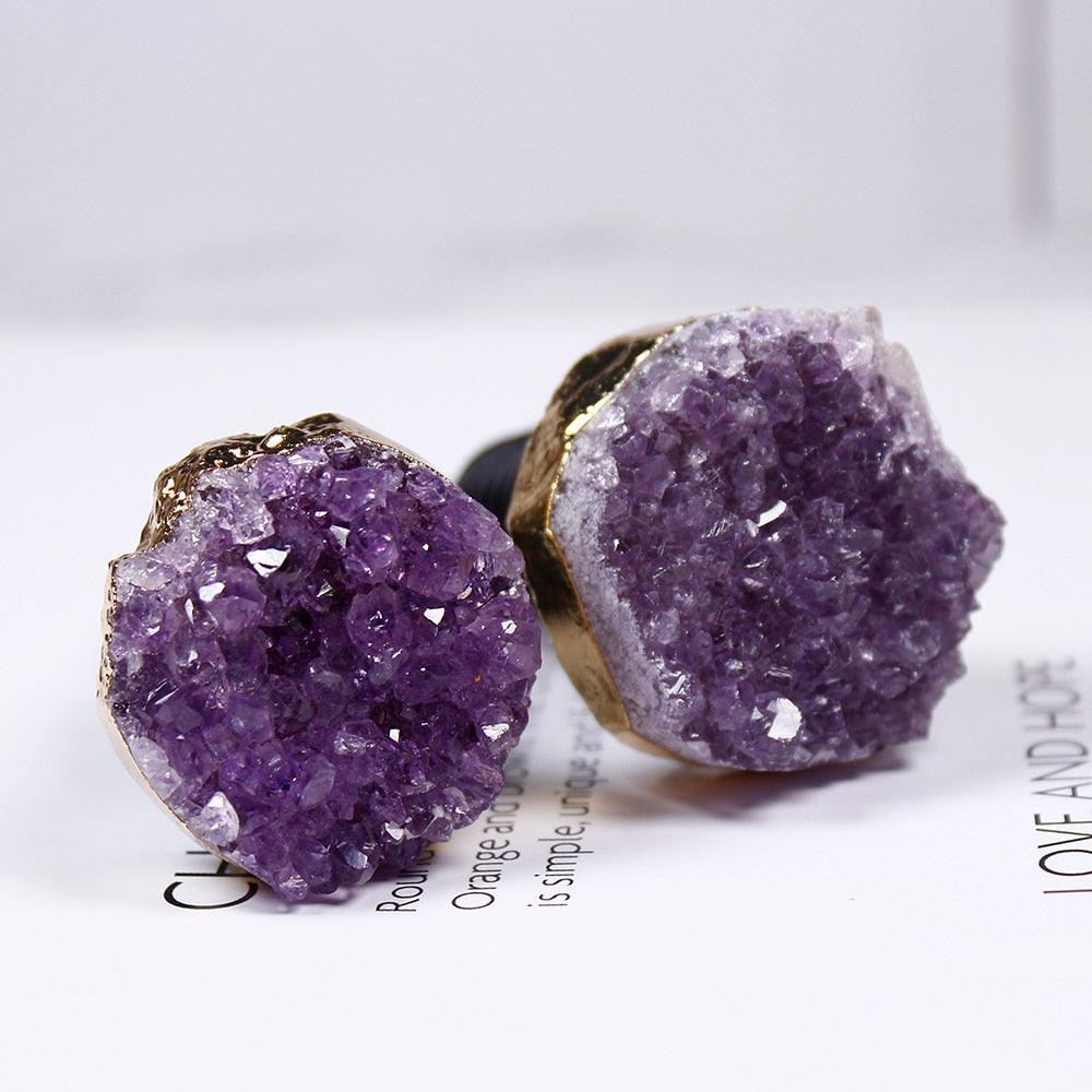 1pcs Natural Amethyst Cluster Shaped Wine Champagne Wine Bottle Stopper - Woodland Gatherer Woodland Gatherer | Australian Online Gift Store | Gifts & Treasures | Special Occasions & Everyday Fun | Whimsical Treats | Costumes | Jewellery | Fashion | Crafting DIY | Stationery | Boho Festival Fashion | Home Decor & Fittings Afterpay Available Paypal Available Humm Available Worldwide Shipping Available