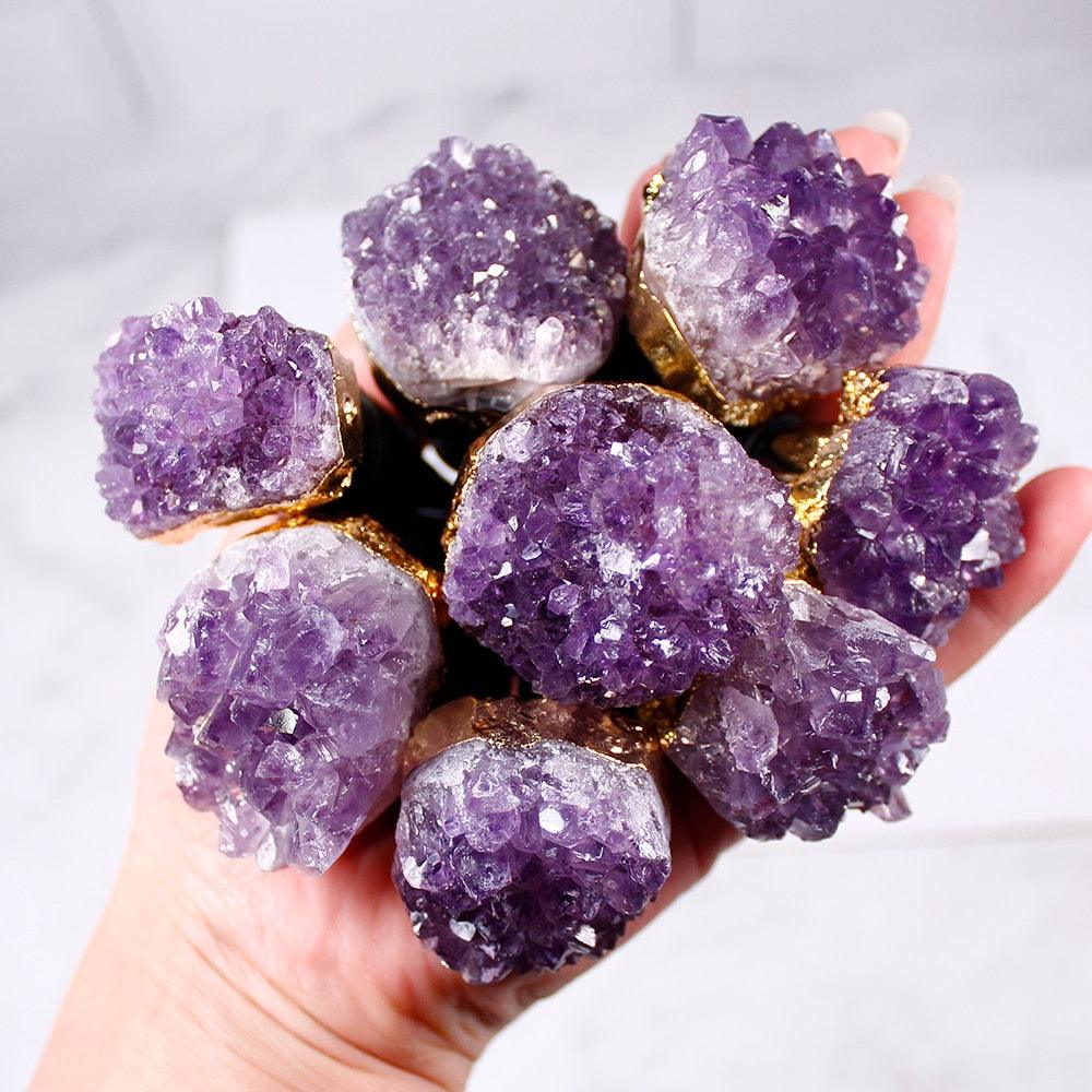 1pcs Natural Amethyst Cluster Shaped Wine Champagne Wine Bottle Stopper - Woodland Gatherer Woodland Gatherer | Australian Online Gift Store | Gifts & Treasures | Special Occasions & Everyday Fun | Whimsical Treats | Costumes | Jewellery | Fashion | Crafting DIY | Stationery | Boho Festival Fashion | Home Decor & Fittings Afterpay Available Paypal Available Humm Available Worldwide Shipping Available