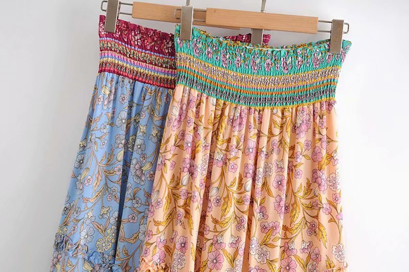 Peaches and Mint Boho Maxi Skirt