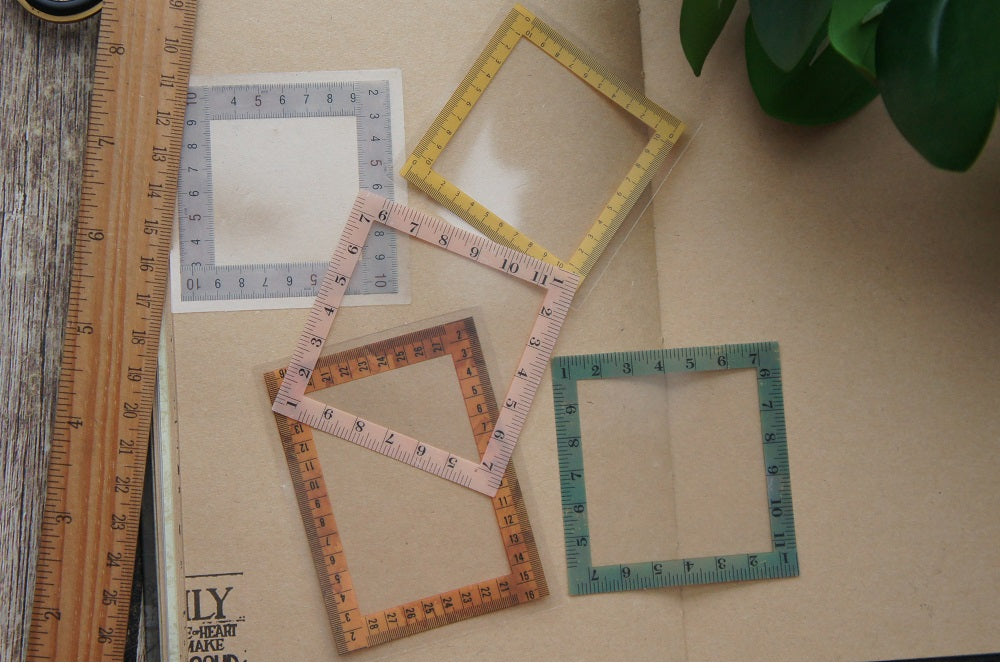 40pcs Insects Ladybug Beetle Dragonfly Bee Frames PVC Stickers Scrapbooking Craft