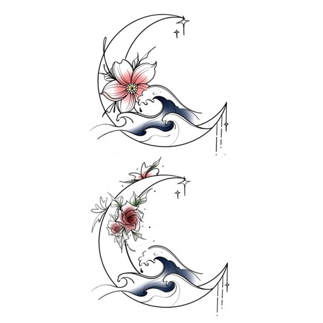 Feather Temporary Tattoos Waterproof Body Art