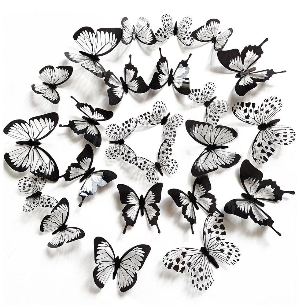 24 pcs/set Black & White 3D Butterfly Wall Sticker - Woodland Gatherer Woodland Gatherer | Australian Online Gift Store | Gifts & Treasures | Special Occasions & Everyday Fun | Whimsical Treats | Costumes | Jewellery | Fashion | Crafting DIY | Stationery | Boho Festival Fashion | Home Decor & Fittings Afterpay Available Paypal Available Humm Available Worldwide Shipping Available
