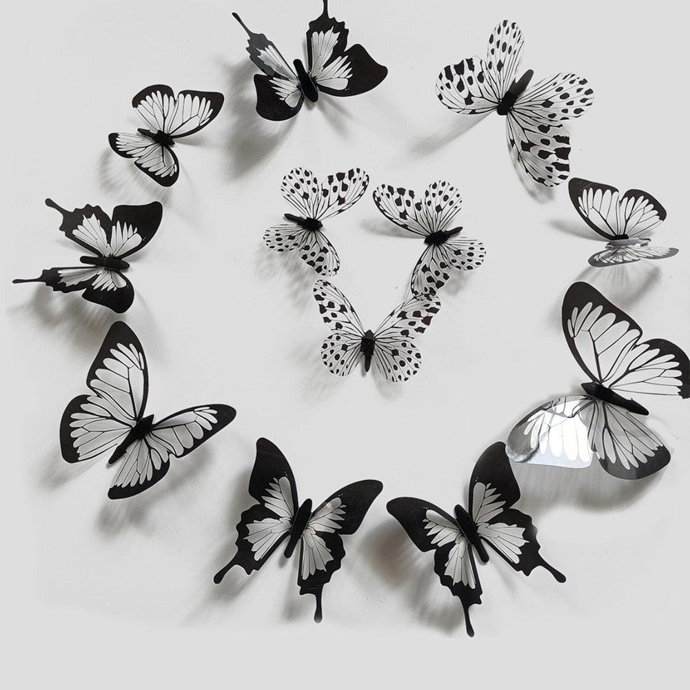 24 pcs/set Black & White 3D Butterfly Wall Sticker - Woodland Gatherer Woodland Gatherer | Australian Online Gift Store | Gifts & Treasures | Special Occasions & Everyday Fun | Whimsical Treats | Costumes | Jewellery | Fashion | Crafting DIY | Stationery | Boho Festival Fashion | Home Decor & Fittings Afterpay Available Paypal Available Humm Available Worldwide Shipping Available