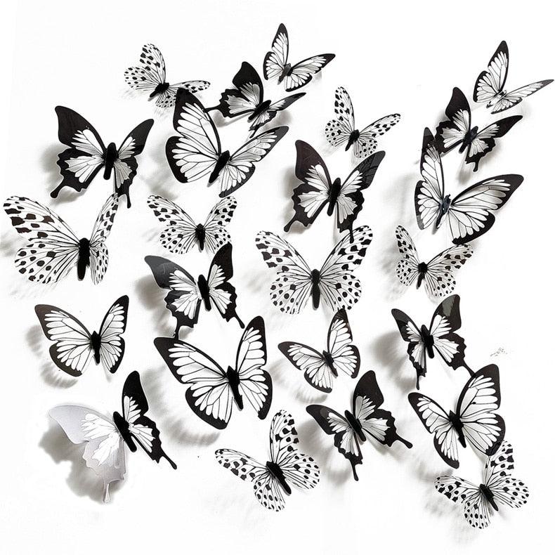 24 pcs/set Black & White 3D Butterfly Wall Sticker - Woodland Gatherer Woodland Gatherer | Australian Online Gift Store | Gifts & Treasures | Special Occasions & Everyday Fun | Whimsical Treats | Costumes | Jewellery | Fashion | Crafting DIY | Stationery | Boho Festival Fashion | Home Decor & Fittings Afterpay Available Paypal Available Humm Available Worldwide Shipping Available