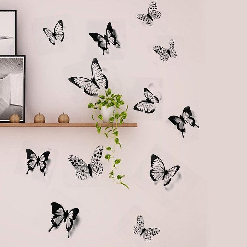 24 pcs/set Black & White 3D Butterfly Wall Sticker - Woodland Gatherer Woodland Gatherer | Australian Online Gift Store | Gifts & Treasures | Special Occasions & Everyday Fun | Whimsical Treats | Costumes | Jewellery | Fashion | Crafting DIY | Stationery | Boho Festival Fashion | Home Decor & Fittings Afterpay Available Paypal Available Humm Available Worldwide Shipping Available