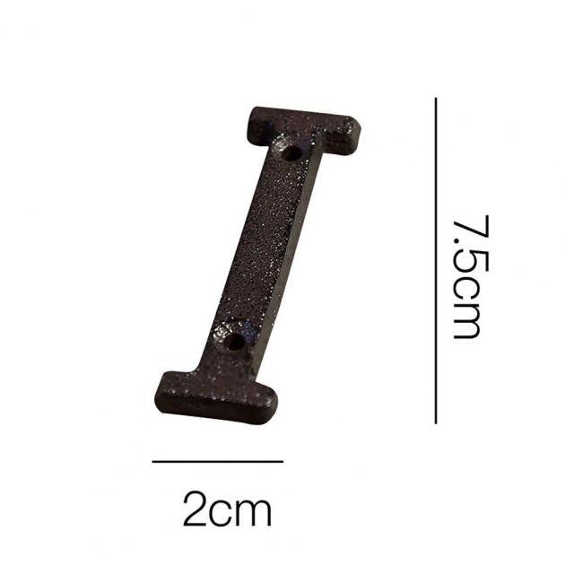 Cast Iron Metal DIY House Doorplate Letter Symbol Door Decoration Home Decor