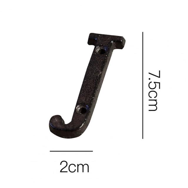 Cast Iron Metal DIY House Doorplate Letter Symbol Door Decoration Home Decor