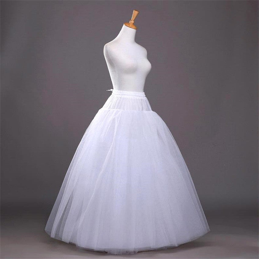 Four Layer Hard Tulle Petticoat Underskirt