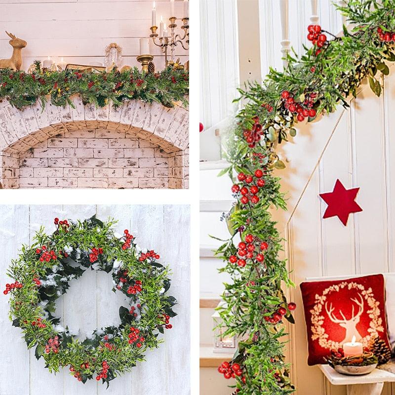 150cm Christmas Wreath Artificial Vine Garland - Woodland Gatherer Woodland Gatherer | Australian Online Gift Store | Gifts & Treasures | Special Occasions & Everyday Fun | Whimsical Treats | Costumes | Jewellery | Fashion | Crafting DIY | Stationery | Boho Festival Fashion | Home Decor & Fittings Afterpay Available Paypal Available Humm Available Worldwide Shipping Available