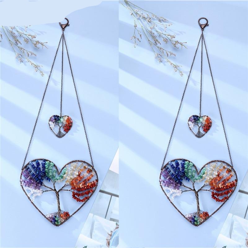 Tree of Life Heart Hanging Ornament