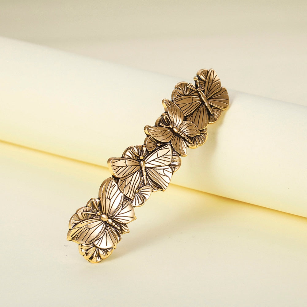 Silver Butterfly Barrette Hair Jewellery