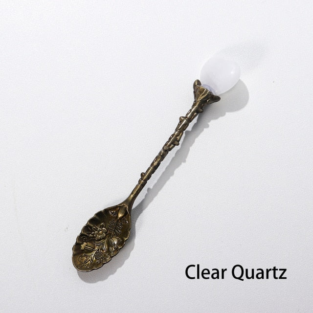 One Crystal Love Heart Teaspoon